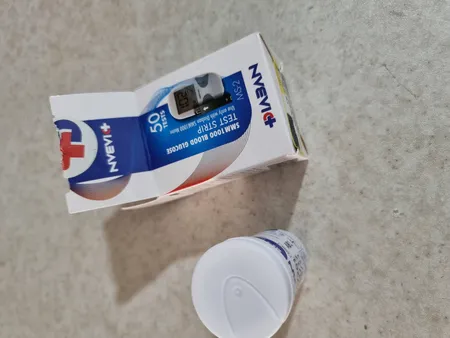 نوار دستگاه تست قند خون دیابان مدل MS-2 بسته 50 عددی