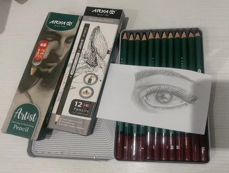 مداد طراحی آریا مدل ARTIST مجموعه 12 عددی