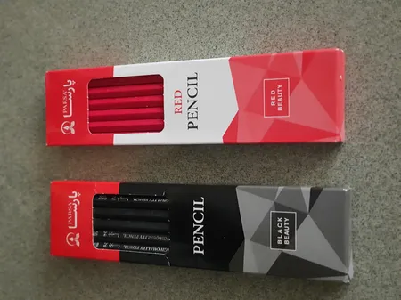 مداد مشکی پارسا کد 12 بسته 12 عددی