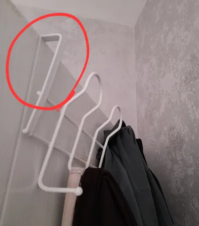 آویز لباس مدل پشت دری