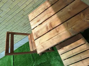 تجریه خرید میز و صندلی ناهاخوری 2 نفره مدل تاشو چوبی