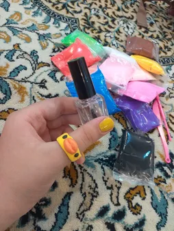 خمیر و ابزار مجسمه سازی مجسمه سازی کد‌ 007 بسته 12 عددی به همراه ابزار