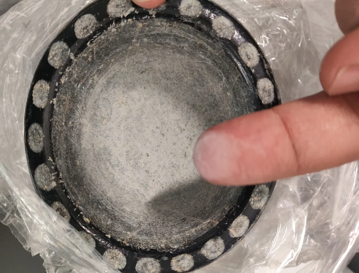 هاون سنگی مدل قلم زده