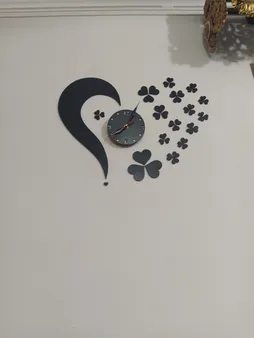 ساعت دیواری دکونوشاپ طرح قلب