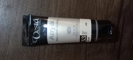 رنگ اکریلیک وستا مدل 53 Silver حجم 75 میلی لیتر