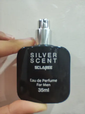 عطر جیبی مردانه اسکلاره مدل Silver Scent با رایحه گرم و تند حجم 35 میلی لیتر