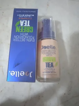 کرم پودر جویل مدل چای سبز شماره j01 حجم 30 میلی لیتر