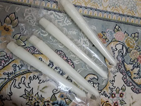 شمع مدل S102 بسته 4 عددی