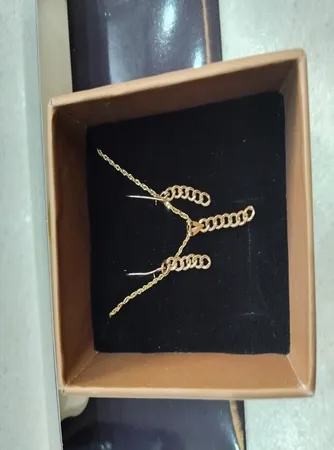 زنجیر طلا 18 عیار زنانه طلای مستجابی مدل دیسکو کد Z45