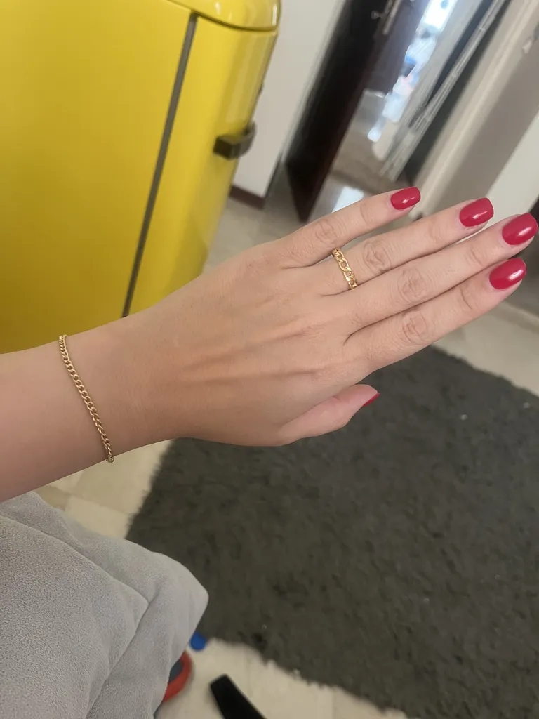 نیم ست طلا 18 عیار زنانه گالری طلای همراز مدل کارتیه