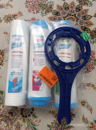 فیلتر تصفیه آب برند لابستر مدل L-O بسته 3 عددی به همراه آچار 4 کاره