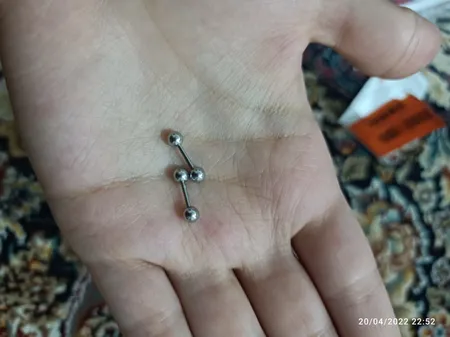 پیرسینگ گوش زنانه کد PS534 بسته 2 عددی