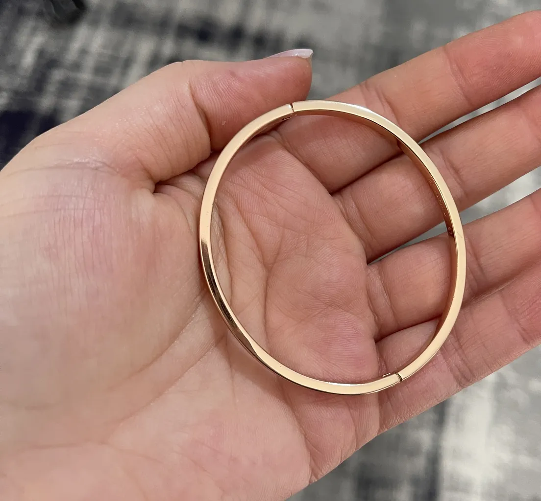 دستبند النگویی زنانه ژوپینگ مدل XP697-54 تخت