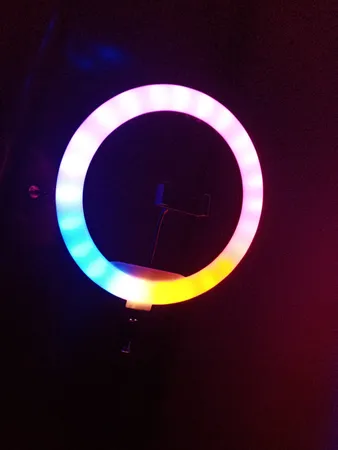 رینگ لایت مدل LJJ-30 RGB-30cm
