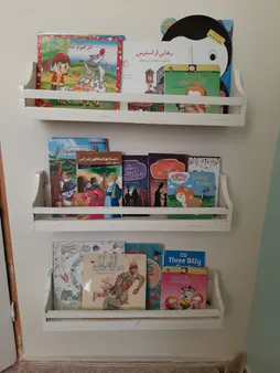 شلف دیواری مدل ماهور