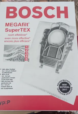 کیسه جاروبرقی مناسب برای جاروبرقی بوش نوع P