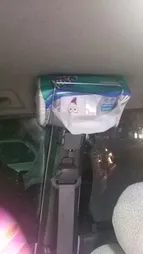 نگهدارنده دستمال کاغذی خودرو طرح فنری