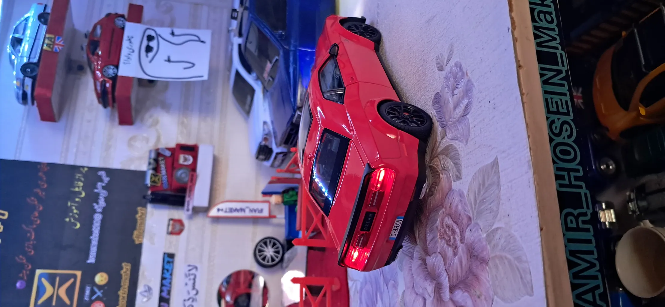 ماکت ماشین ناب سل مدل دوج چلنجر هلکت فلزی کد 1:24 Dodge Challenger Hellcat
