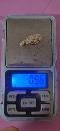 آویز گردنبند طلا 18 عیار زنانه طلای مستجابی مدل آوا کد 6758