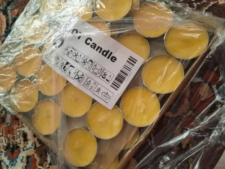 شمع وارمر رویا کندل مدل RC بسته 50 عددی