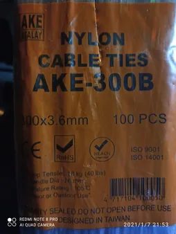 بست کمربندی مدل 300M بسته 100 عددی