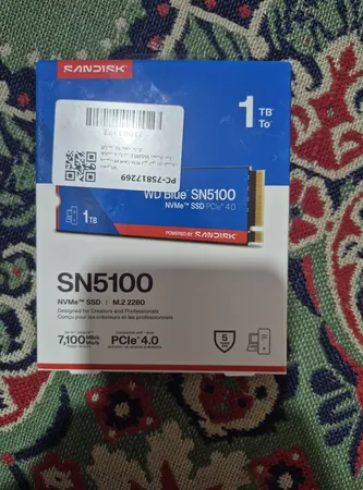 اس اس دی اینترنال PCIe Gen4 x4 وسترن دیجیتال مدل SN5100 ظرفیت 1 ترابایت