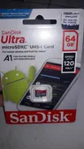تجریه خرید کارت حافظه سندیسک  MicroSDXC مدل Ultra A1 کلاس 10 استاندارد UHS-I سرعت 120MBps ظرفیت 64 گیگابایت