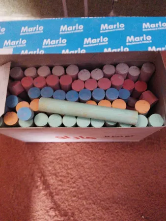 گچ رنگی مارو مدل X60 بسته 60 عددی