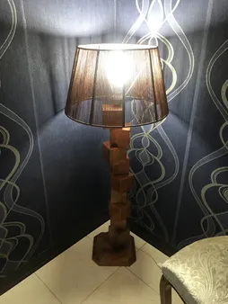 شید آباژور مدل مخروطی  نخ  مکرومه