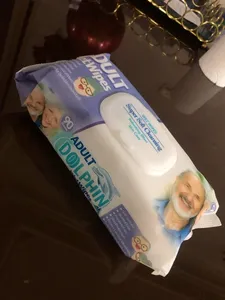 تجریه خرید دستمال مرطوب دلفین مدل Adult W بسته 90 عددی