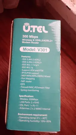 مودم روتر یوتل VDSL/ADSL Plus بی سیم مدل V301