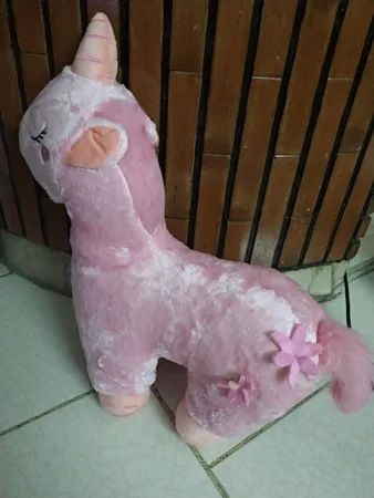 عروسک طرح اسب تک شاخ یونیکورن ایستاده ارتفاع 48 سانتی متر