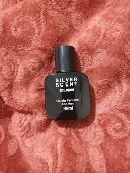 عطر جیبی مردانه اسکلاره مدل Silver Scent با رایحه گرم و تند حجم 35 میلی لیتر