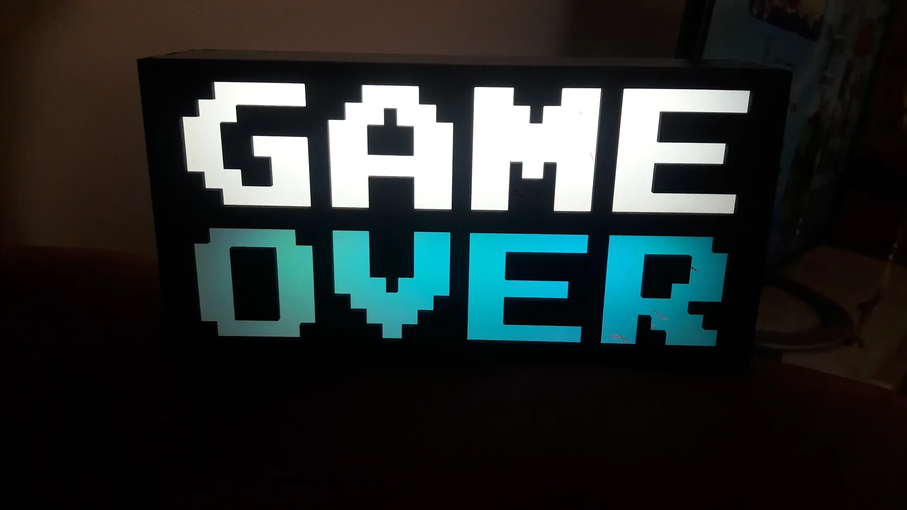 آیکون لایت طرح GAME OVER کد GAS-01