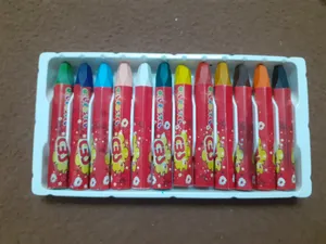 تجریه خرید مداد شمعی 12 رنگ سی بی اس مدل JM658-12-1
