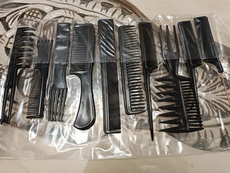 شانه مو کد 01 مجموعه 10 عددی