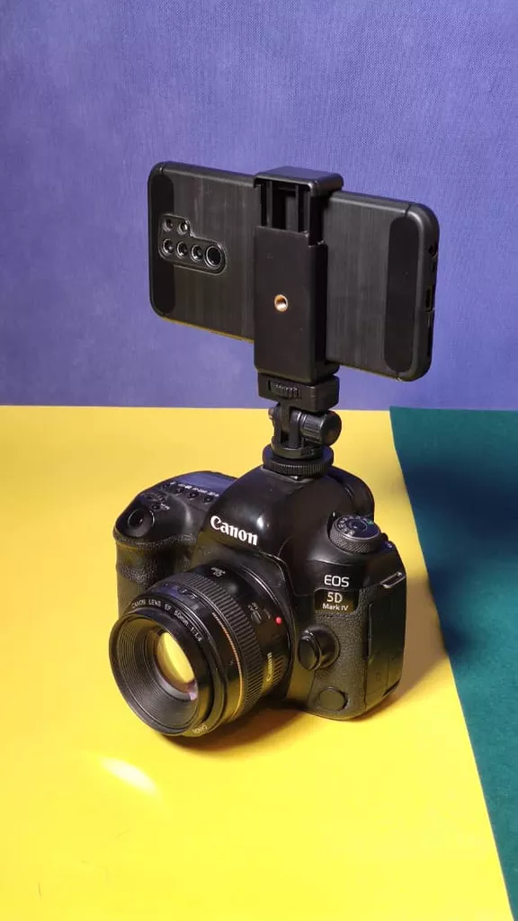 پایه نگهدارنده گوشی موبایل به دوربین عکاسی پلوز مدل PU-417