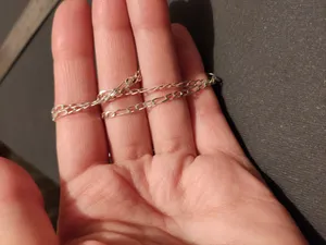 تجریه خرید زنجیر نقره مردانه فیگارو کد fig9.75