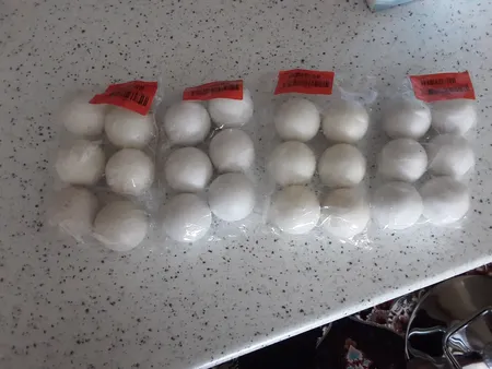 توپ پینگ پنگ کد 012 بسته 6 عددی