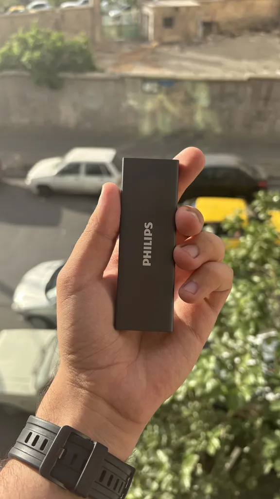 اس اس دی اکسترنال فیلیپس مدل FM61PS100S ظرفیت 1 ترابایت رابط USB 3.2 Gen2