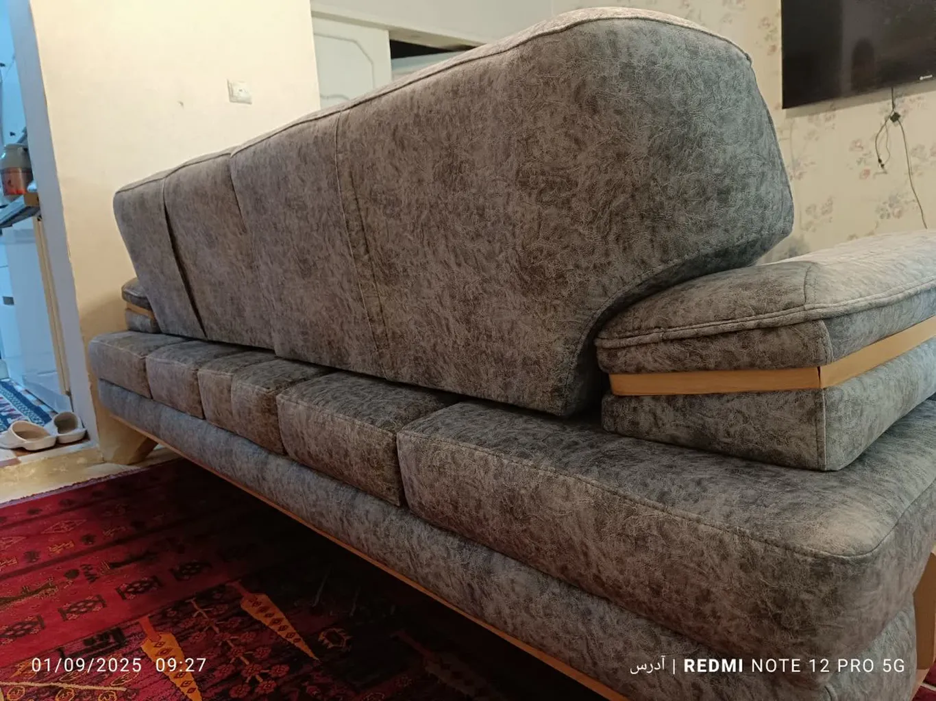 مبل تختخواب شو سه نفره گروه صنعتی آراز مدل کادیز