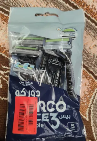 خودتراش دورکو مدل Pace 3 Disposable تحت لیسانس بسته 5 عددی