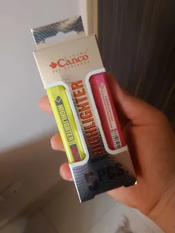 ماژیک علامت گذار کنکو کد HL05 بسته 5 عددی