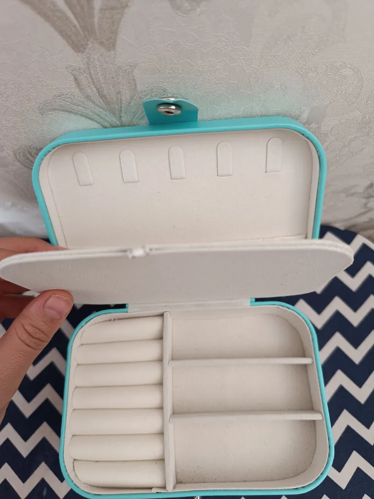 جعبه جواهرات جولری باکس تو مدل چرمی مسافرتی