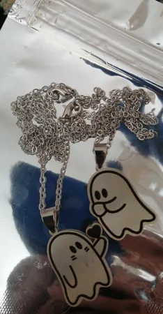 گردنبند دخترانه مدل ست روح بسته 2 عددی