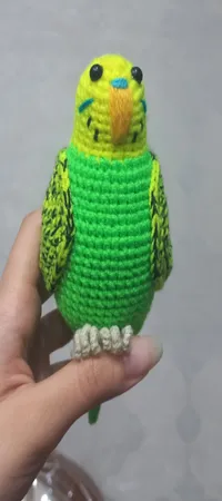 عروسک بافتنی مدل مرغ عشق