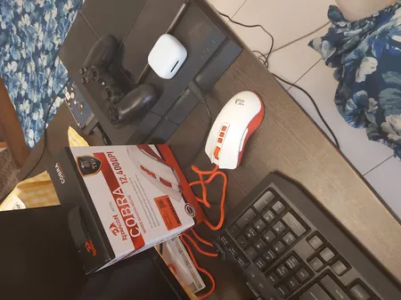 ماوس ردراگون مدل Redragon COBRA Red White M711C