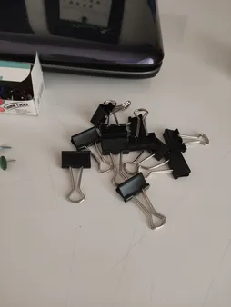 گیره کاغذ سی بی اس سایز 19 میلی متر بسته 12 عددی