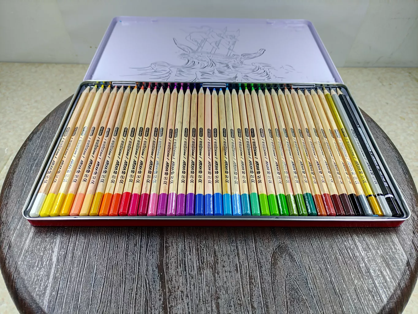 مداد رنگی 36+3 رنگ آریا مدل 3023