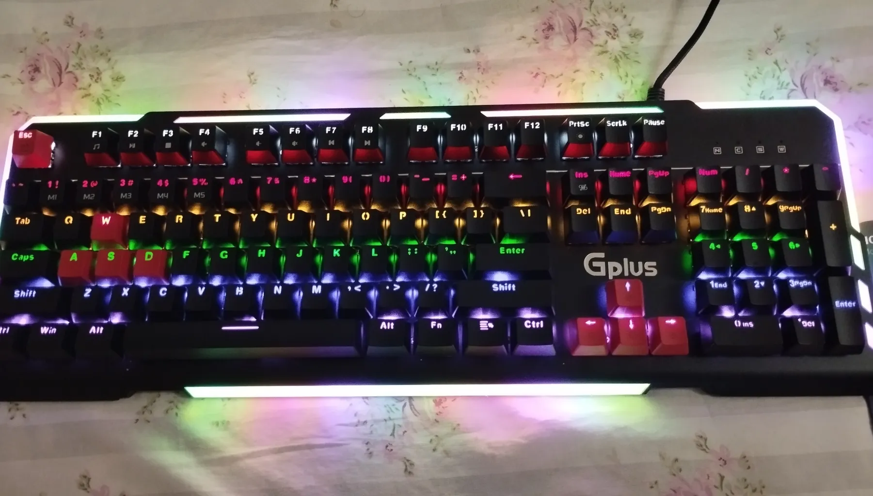 کیبورد و ماوس گیمینگ جی پلاس مدل GMK-K560W/M440W